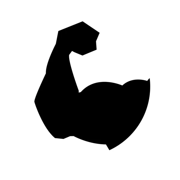 Icono del brazo muscular — Vector de stock