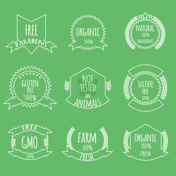 этикетки органических продуктов
