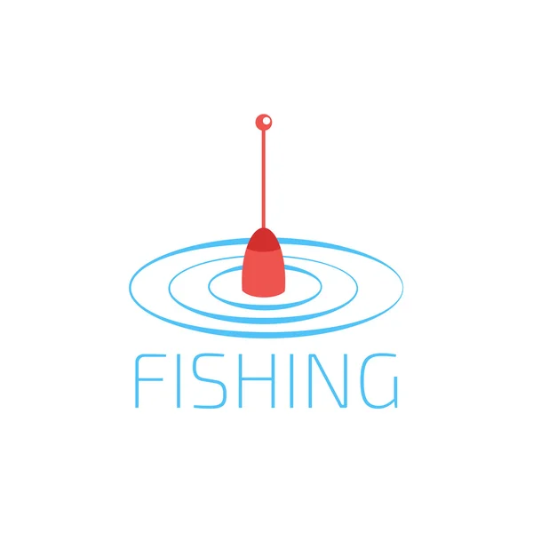 Логотип рыболовного снаряжения — стоковый вектор