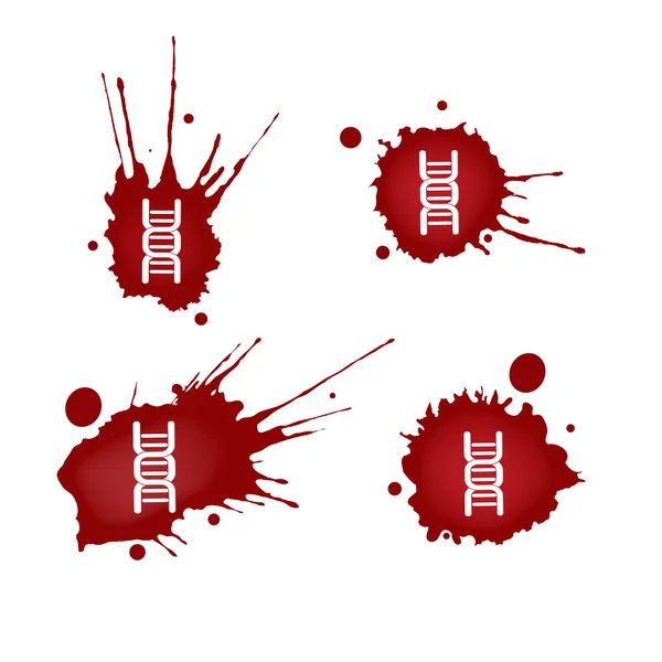 Dna 血液图标 — 图库矢量图片