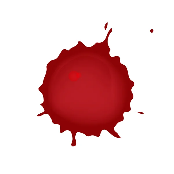 Salpicaduras de sangre realistas — Vector de stock