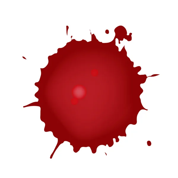 Salpicaduras de sangre realistas — Vector de stock