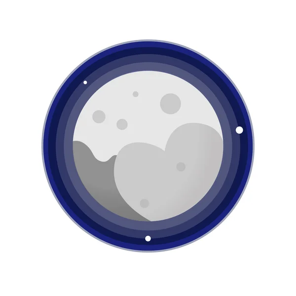 Pluto planet ikon — Stock vektor