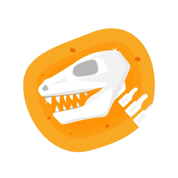 Ancient Dinosaur icon — Stock Vector