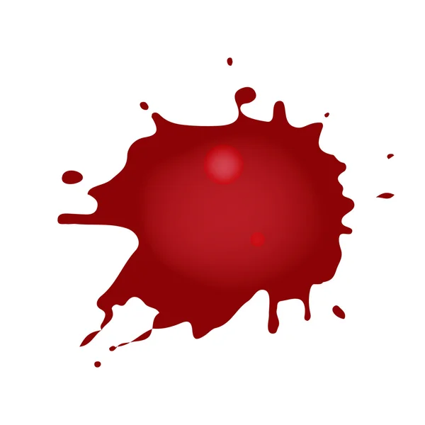 Salpicaduras de sangre realistas — Vector de stock