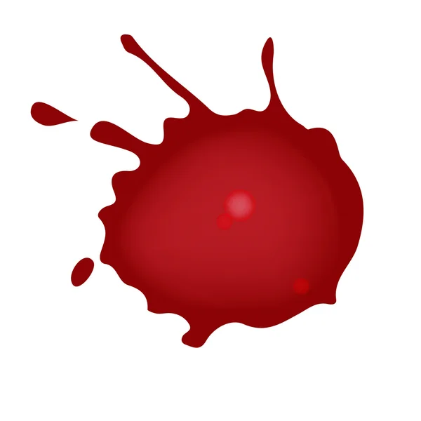 Salpicaduras de sangre realistas — Vector de stock