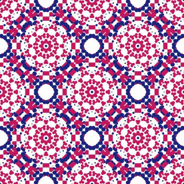 Renkli geometrik basit desen.  