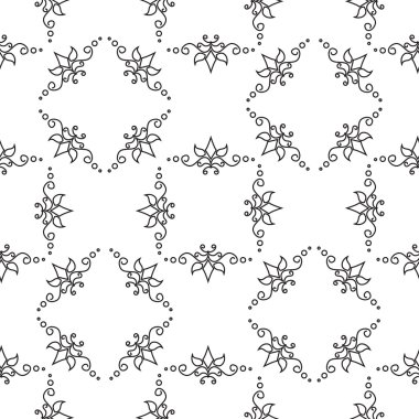  Geometrik çiçek deseni