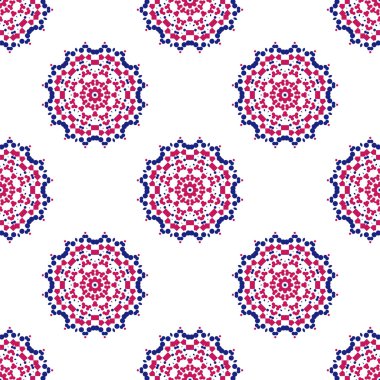 Renkli geometrik basit desen.  