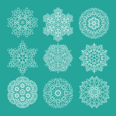 Renkli geometrik basit desen.  