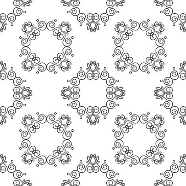  Geometrik çiçek deseni