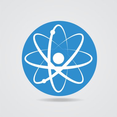 Elektronik dönüşümü. Atom modeli simgesi