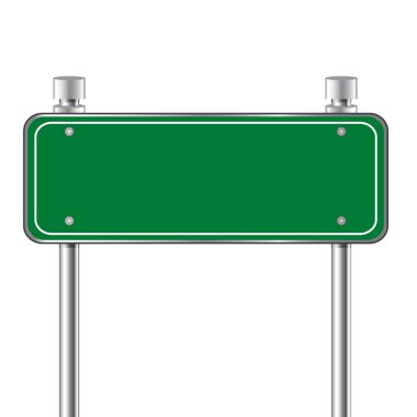 trafik yol yeşil işareti