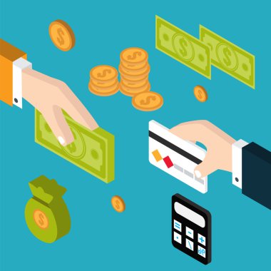 diğer yandan para veren el