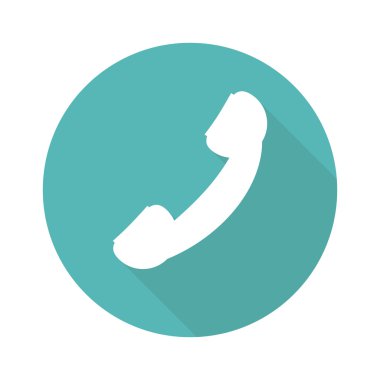 Cep telefonu simgesini düz