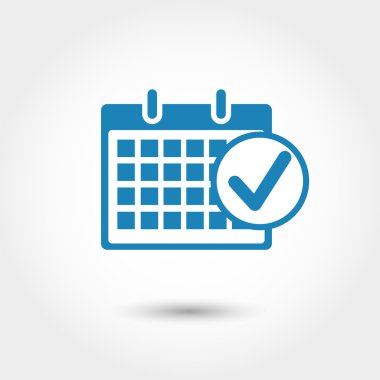 Marks calendar icon clipart