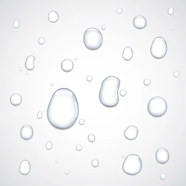 Reines klares Wasser fällt — Stockvektor