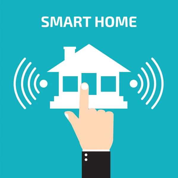 Smart-House-Technologie — Stockvektor