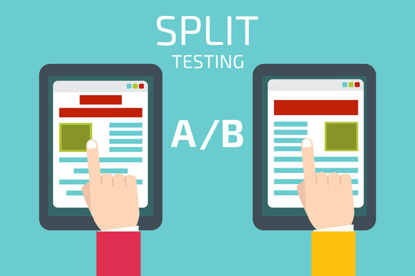 A-B comparison. Split testing