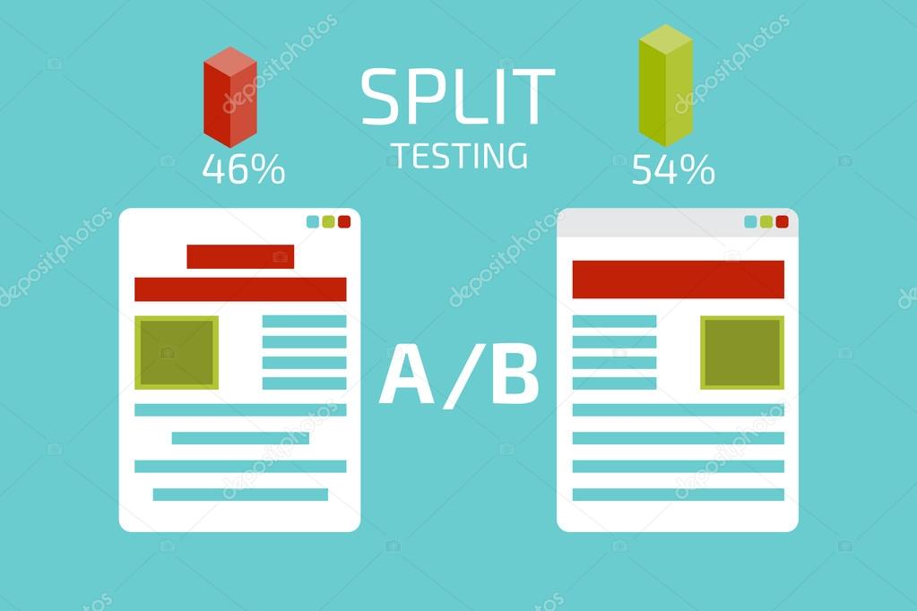 A-B comparison. Split testing