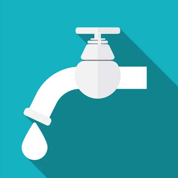 Pictogram waterkraan — Stockvector