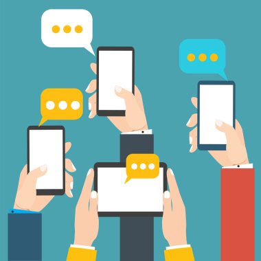 Telefonlar ve tabletler ile el