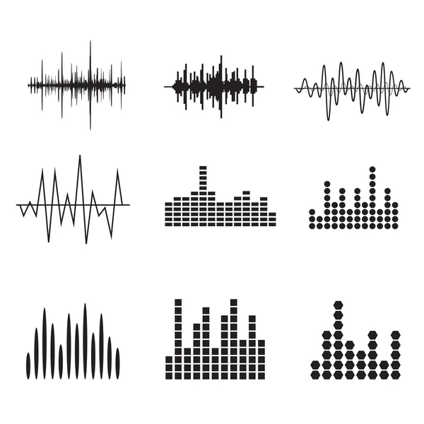 Music soundwave icons set. Stock Vector Image by ©AnSim 77272616