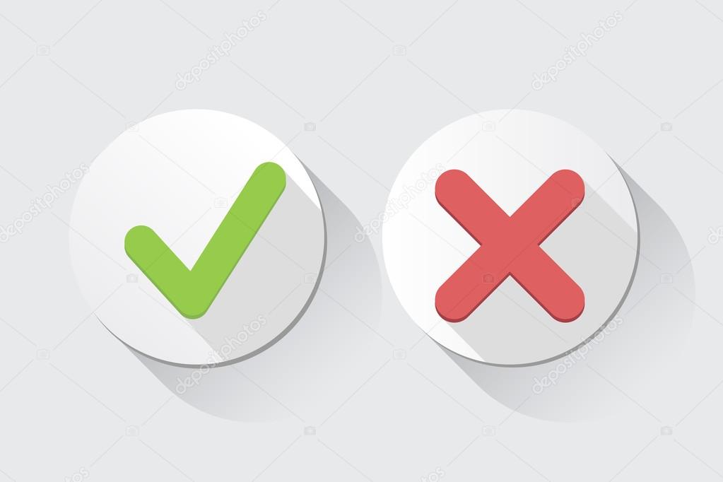 はい となしのチェック マーク ストックベクター C Ansim はい となしのチェック マーク ストックベクター C Ansim