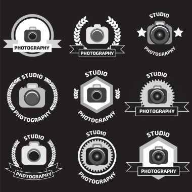 Foto stüdyo logo seti