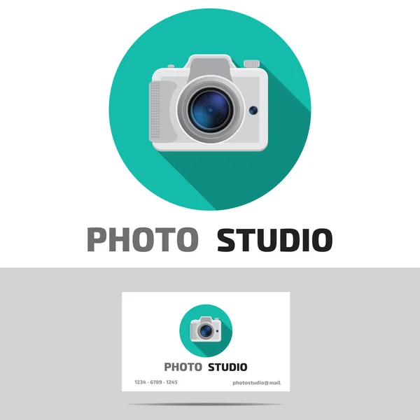 Foto studio emblemen — Stockvector