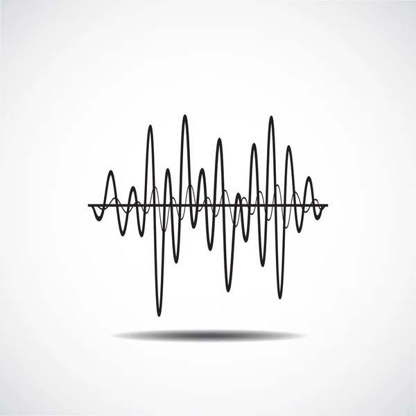 Sound Wave Icon. — Stock Vector