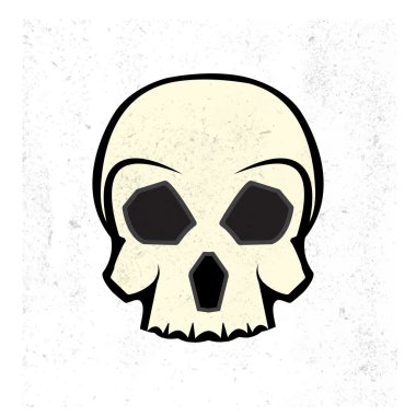 Kafatası logo çizgi film