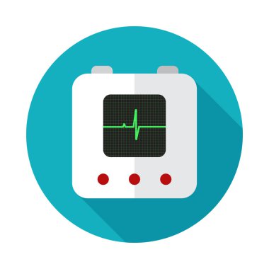 defibrilatör simgesi doğrusal