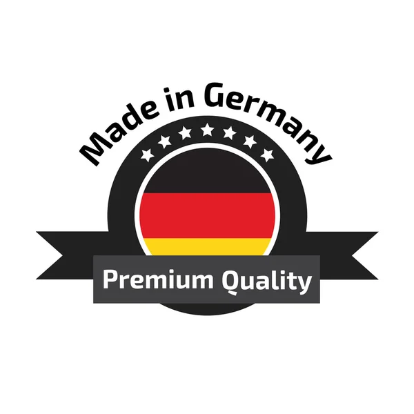 Made in germany symbol german sticker Royalty Free Vector