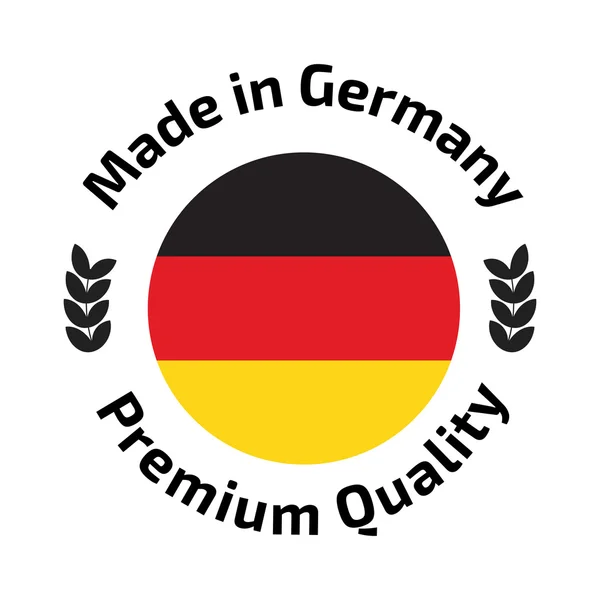 Fabriqué en Allemagne badge — Image vectorielle