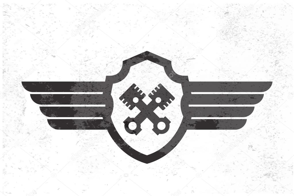 Automotive Wing  Logo. Vector illustration