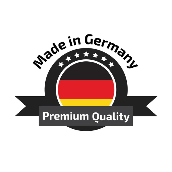 Hecho en Alemania insignia — Vector de stock