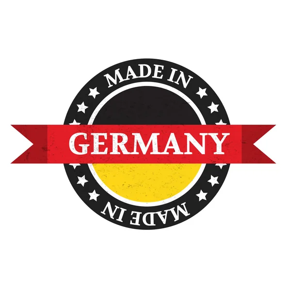 Hecho en Alemania insignia — Vector de stock