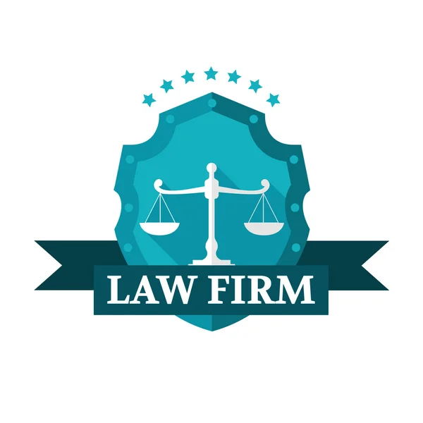 Logotipo bufete de abogados — Archivo Imágenes Vectoriales