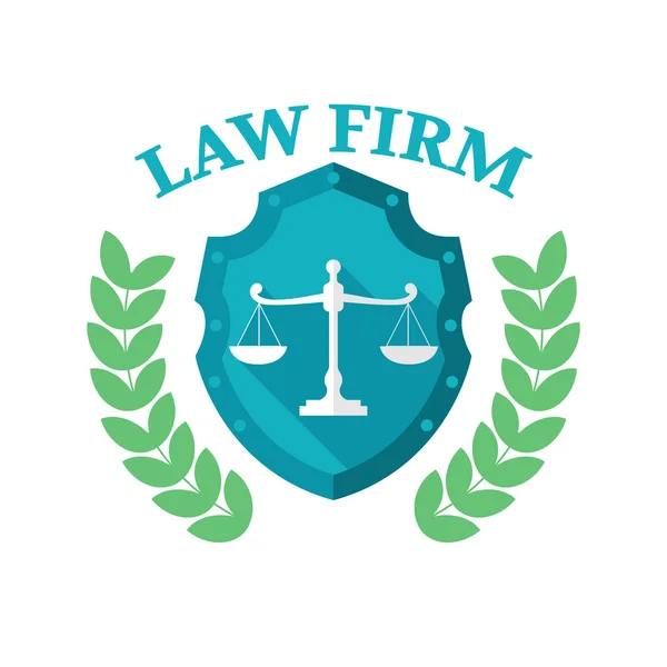 Logotipo bufete de abogados — Archivo Imágenes Vectoriales
