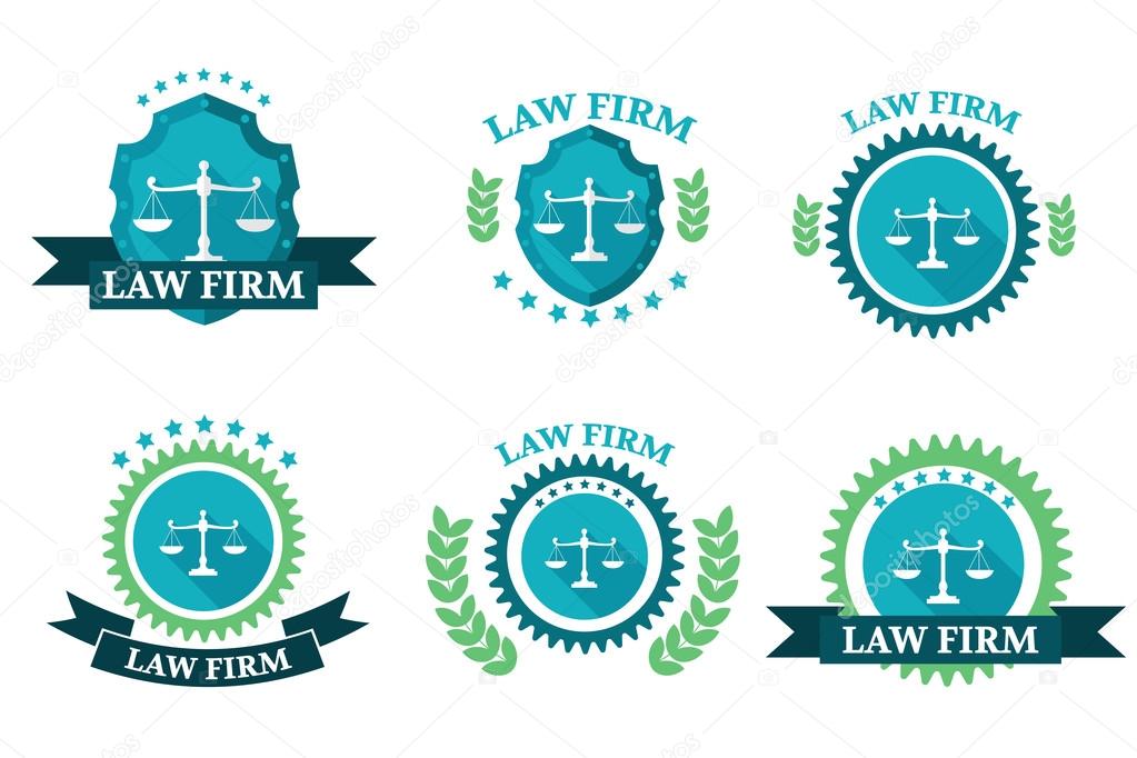 Law Firm logo set against white background