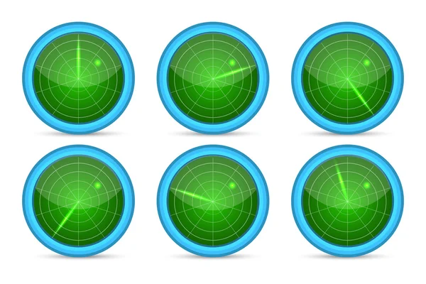 Conception d'écran radar — Image vectorielle