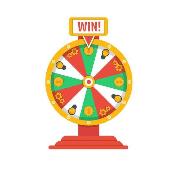 Wheel of fortune icon — Stock Vector