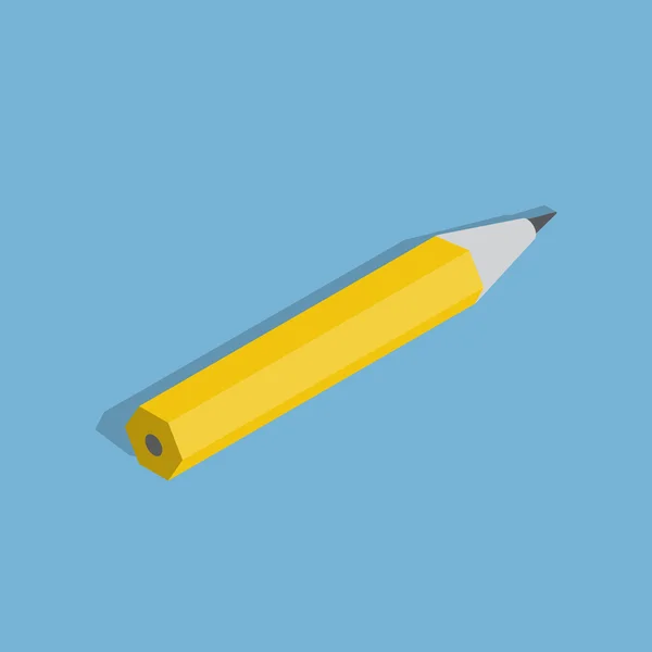 Ізометричного значок ручки — стоковий вектор