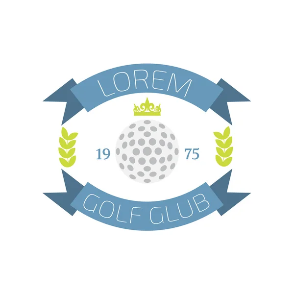 Golf Kulübü logosu — Stok Vektör