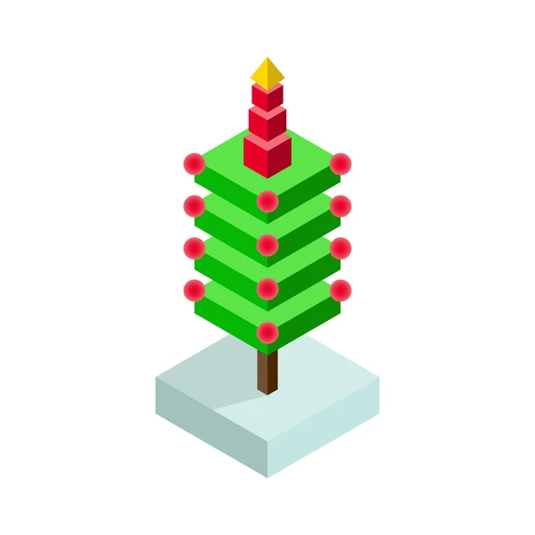 Icono del árbol de Navidad — Archivo Imágenes Vectoriales