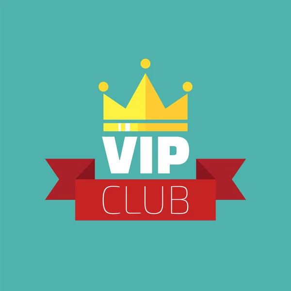 Logo klubu VIP — Stockový vektor