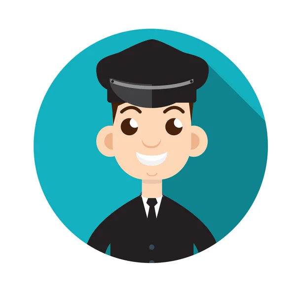 Limo driver. icon — Stock Vector