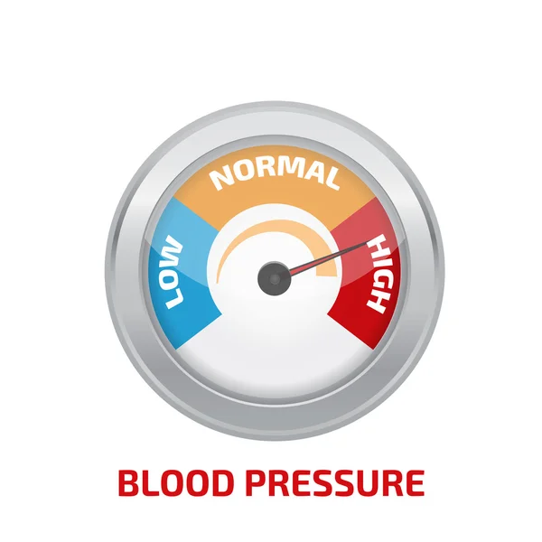 Presión arterial alta — Vector de stock