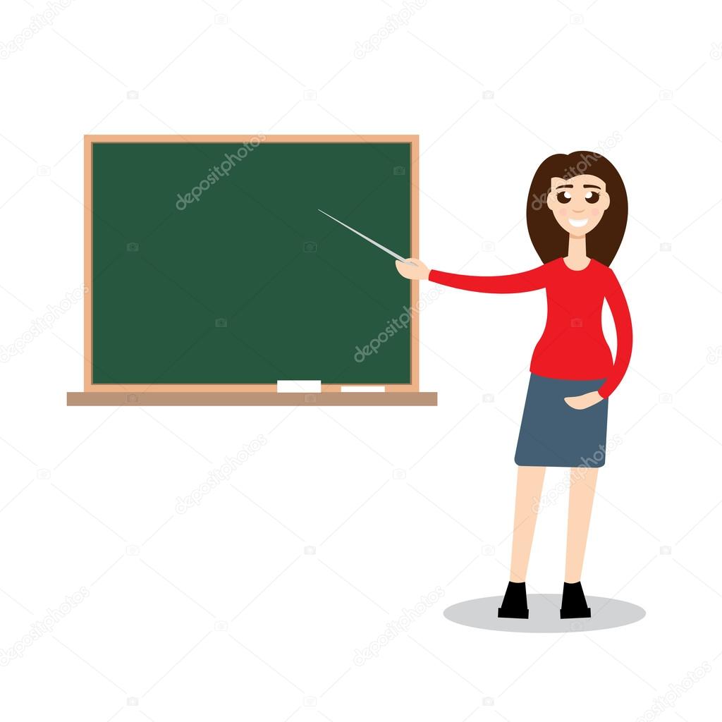 Female Teacher on lesson
